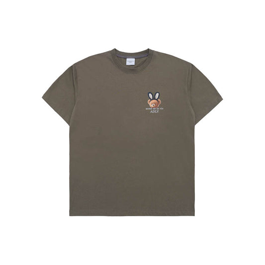 ADLV Rabbit Bear Doll Logo SS T-Shirt ‘Cocoa’