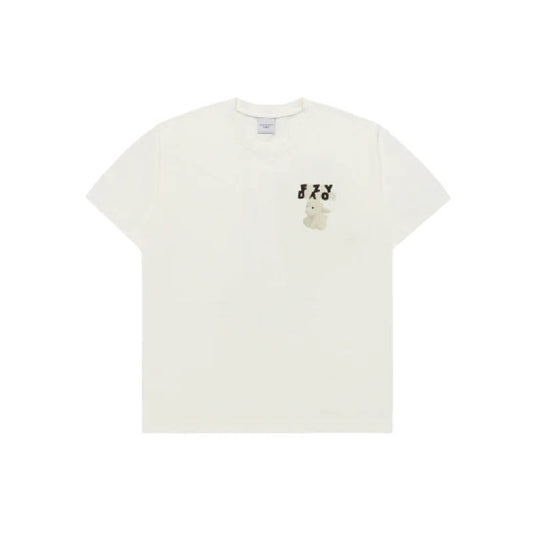ADLV Fuzzy Font Dragon SS T-Shirt 'Cream'