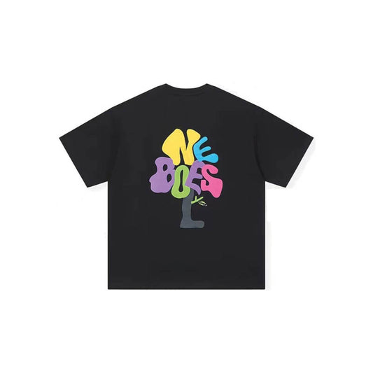Boneless Tree Shape Logo SS T-Shirt 'Black'