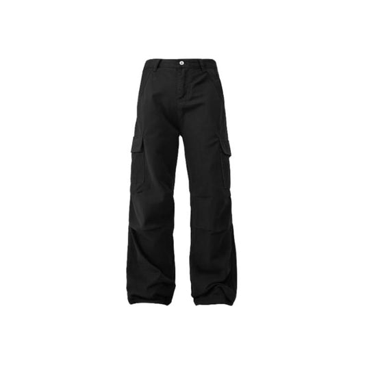 88 Rising Straight-Leg Loose Cargo Pants 'Black'