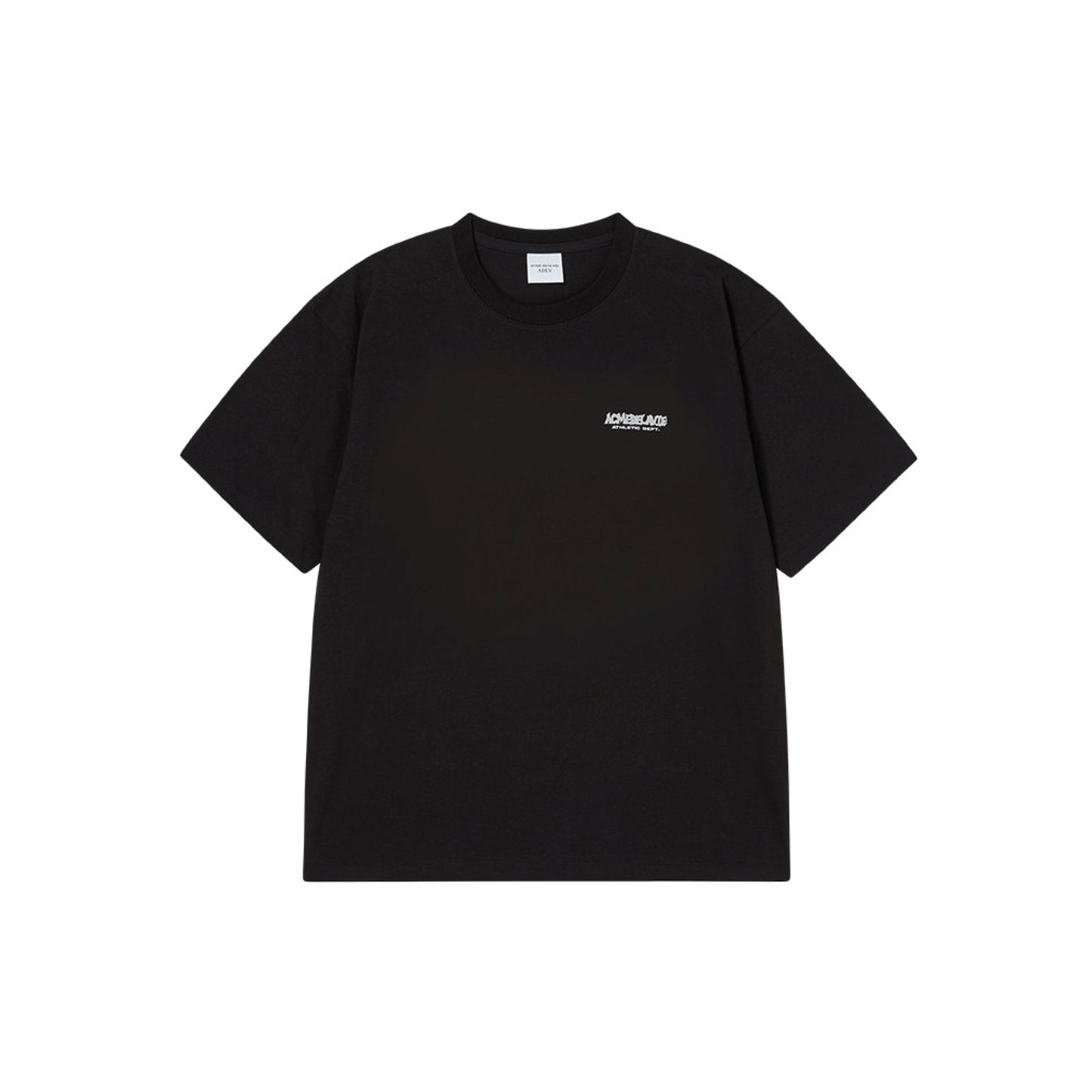 ADLV Round Walking AC Bear SS T-Shirt Black oversized graphic tee colorful bear print casual streetwear top