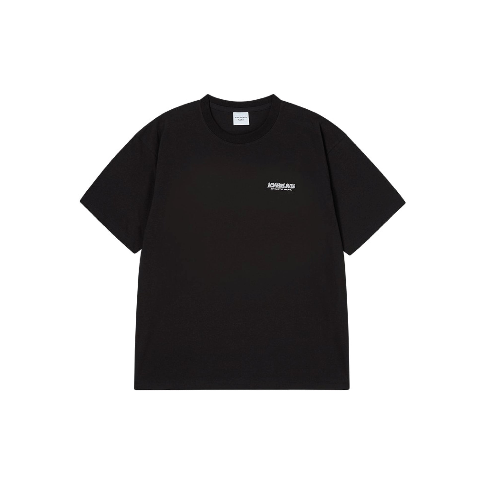 ADLV Round Walking AC Bear SS T-Shirt Black oversized graphic tee colorful bear print casual streetwear top