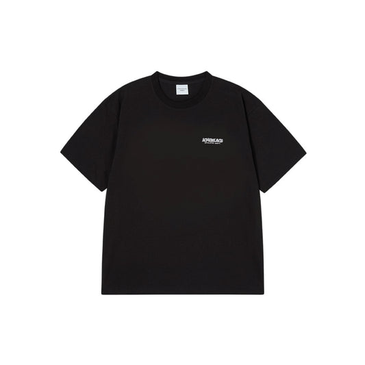 ADLV Round Walking AC Bear SS T-Shirt Black oversized graphic tee colorful bear print casual streetwear top