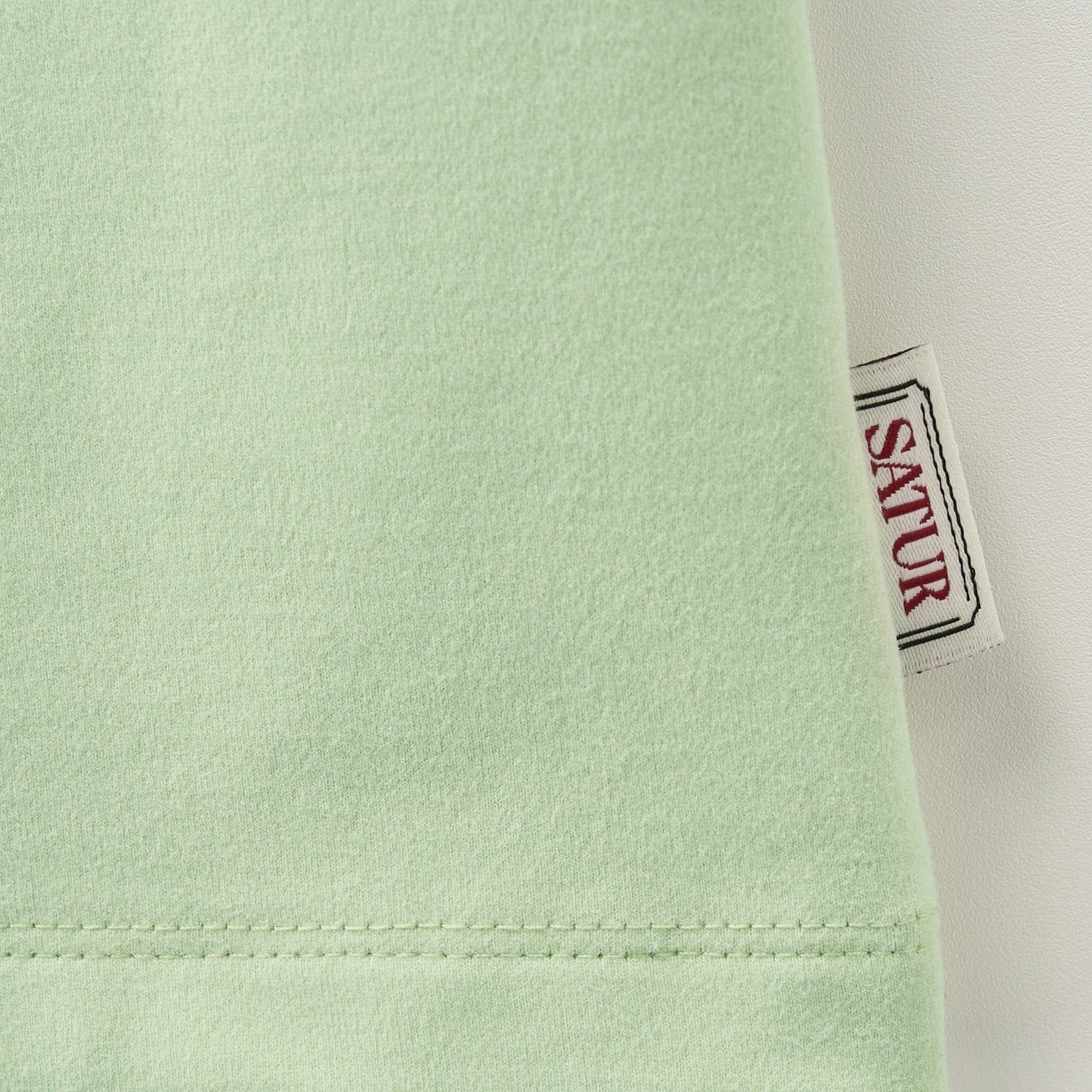 SATUR Apero Logo Solid Sleeveless Mint womens sleeveless top contrast trim embroidered logo casual apparel