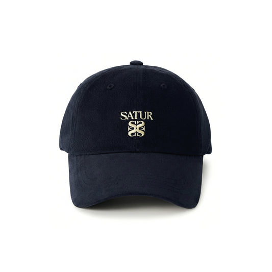 Shop SATUR Loren Classic Ball Cap Navy at SneakSurf. Classic cotton cap with curved brim and embroidered SATUR logo.