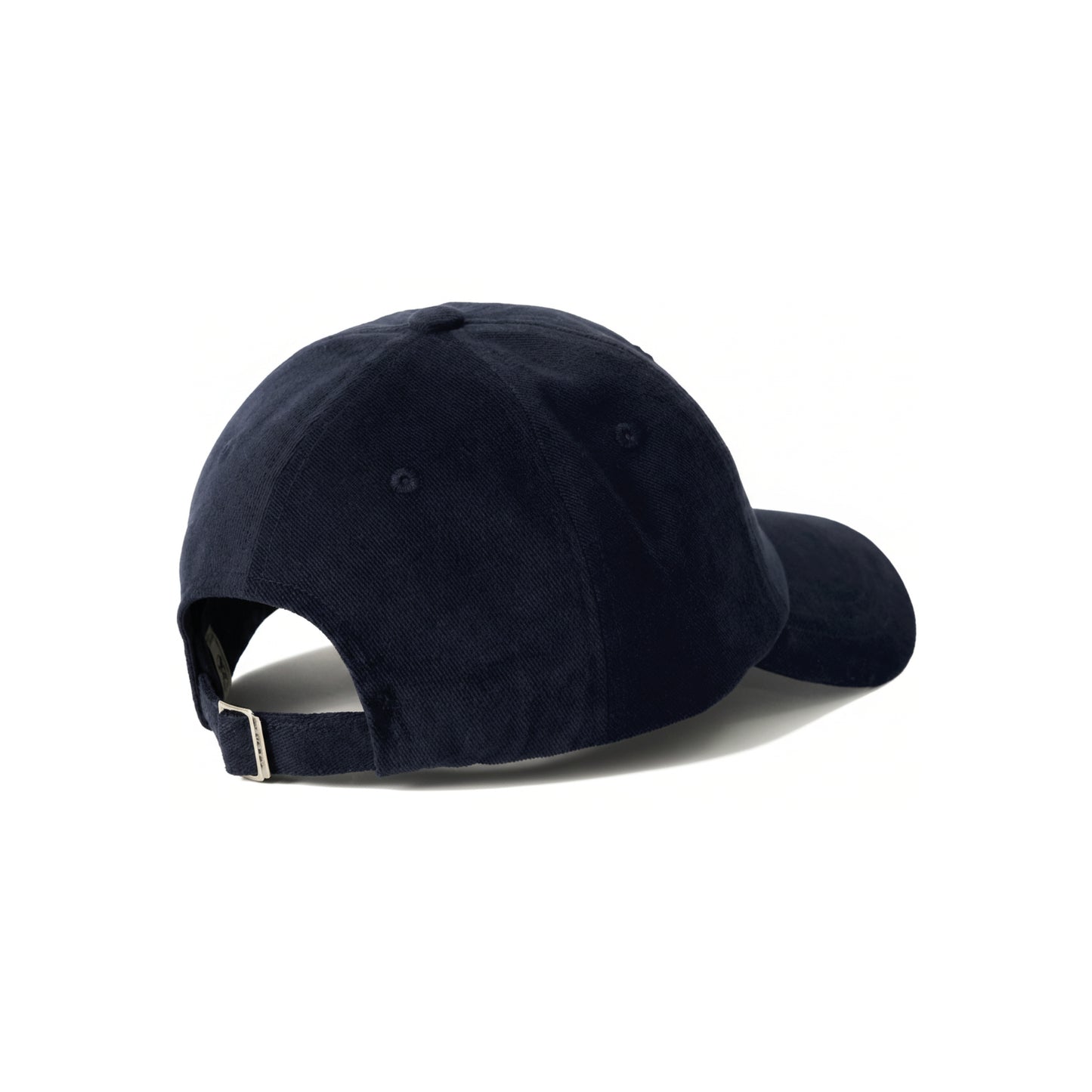 SATUR Loren Classic Ball Cap Navy cotton baseball cap embroidered logo curved brim casual headwear