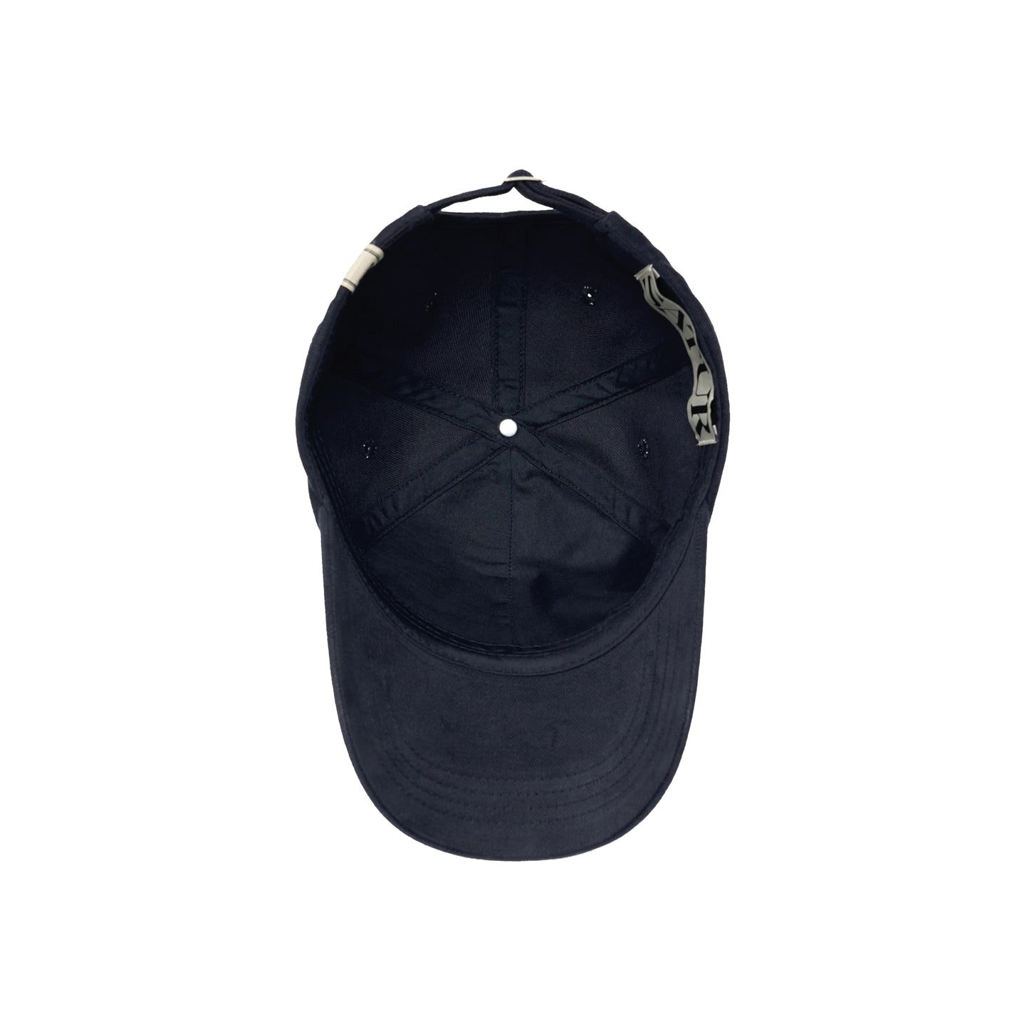 SATUR Loren Classic Ball Cap Navy cotton baseball cap embroidered logo curved brim casual headwear