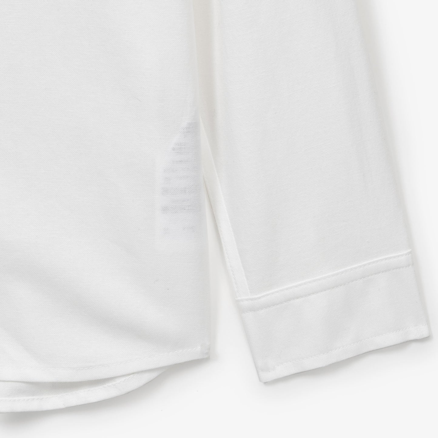 SATUR Loren Oxford Shirt White kids cotton oxford button up shirt embroidered logo casual apparel