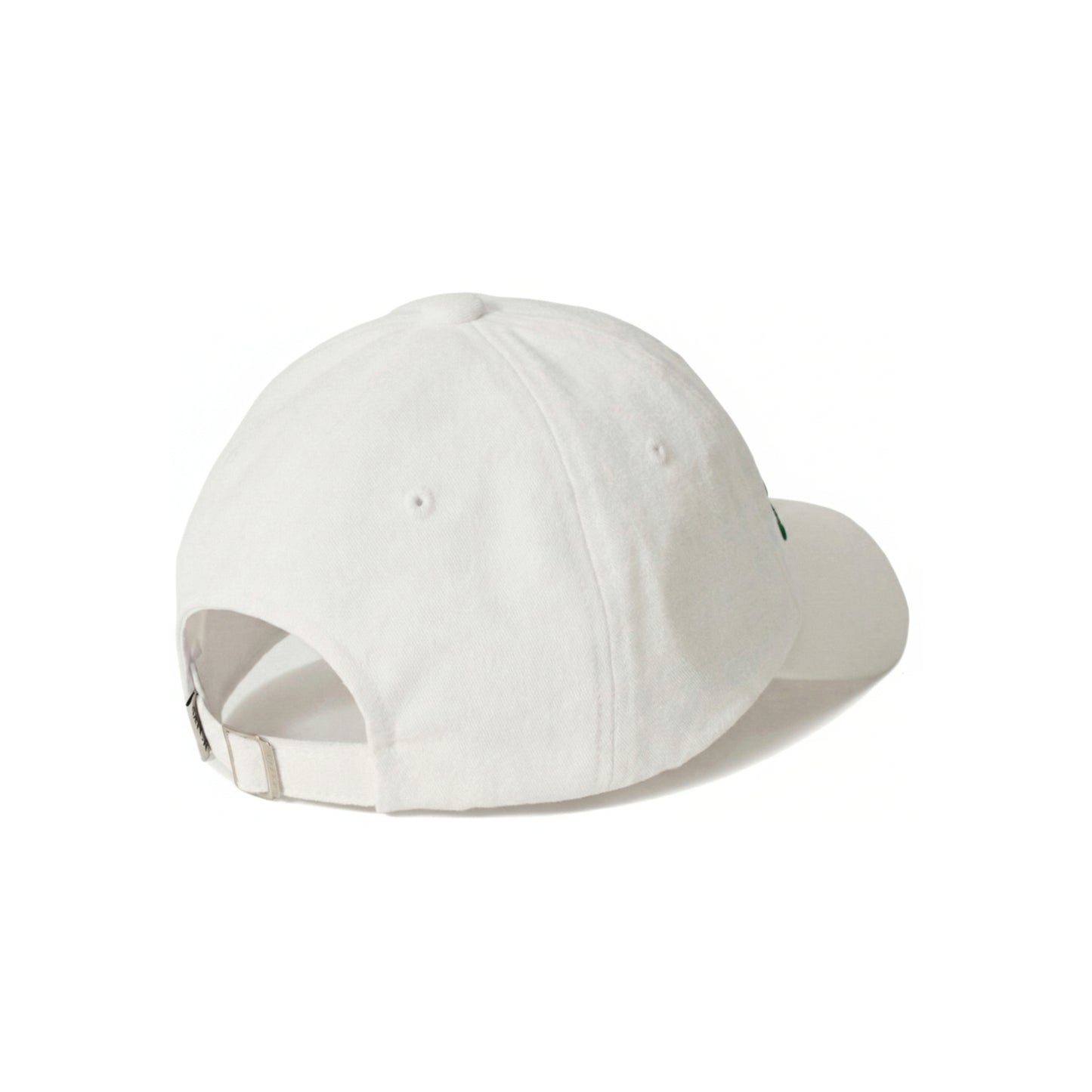 SATUR Vintage Casual Logo Font Ball Cap White cotton baseball cap embroidered logo curved brim casual headwear