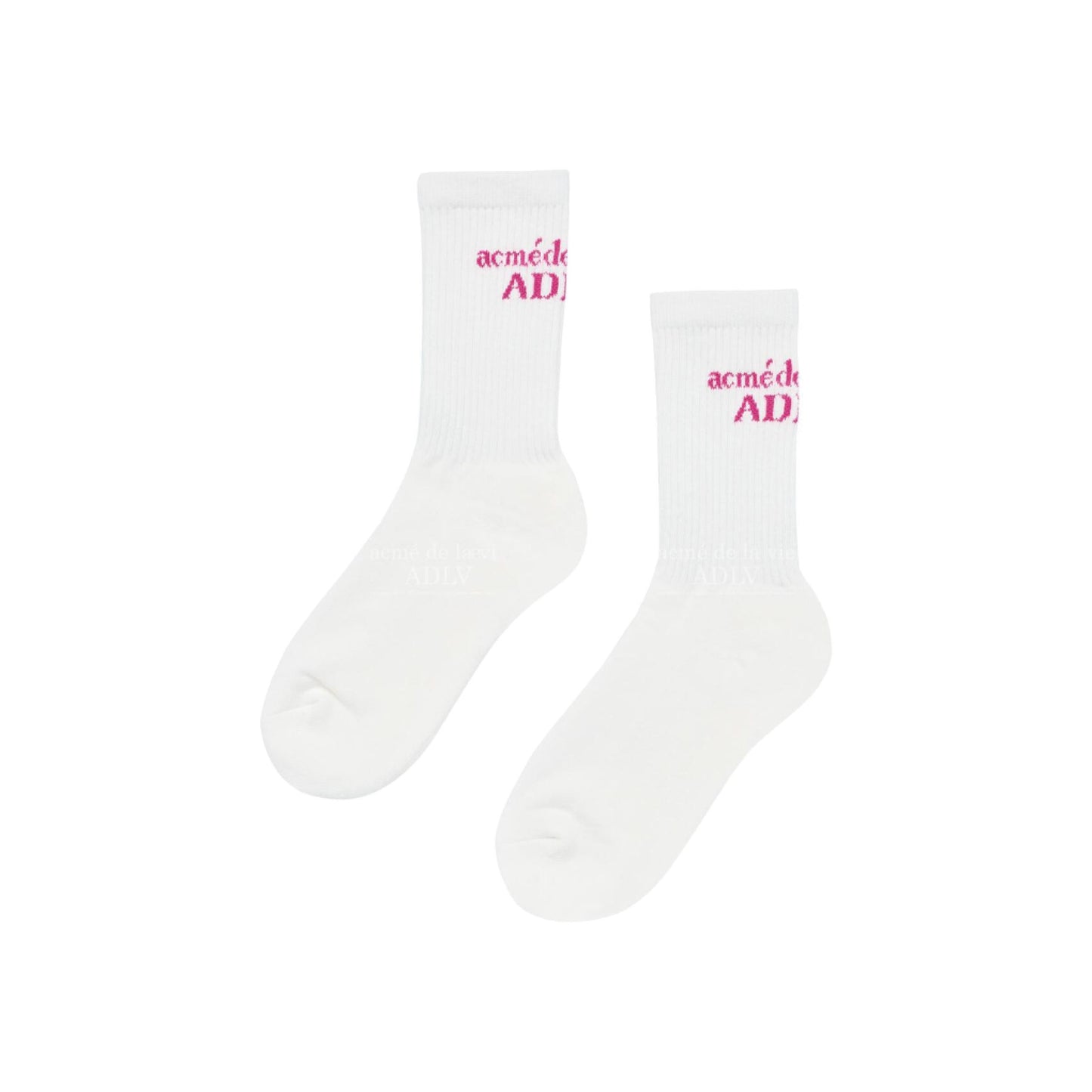 ADLV Back Basic Logo Socks 'Pink'