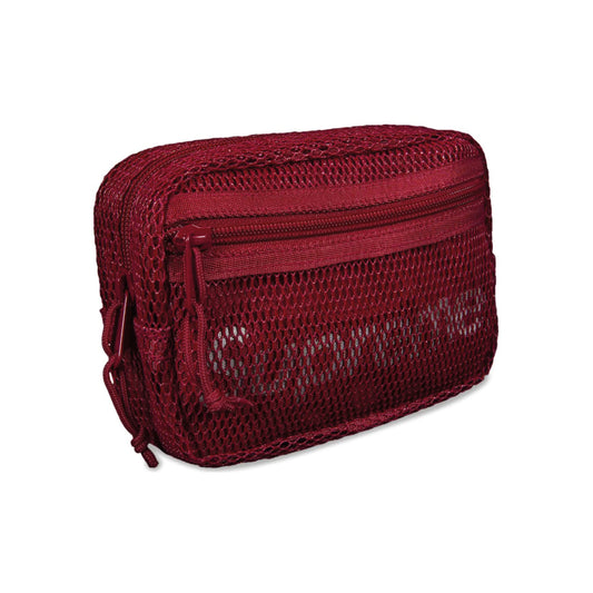 Supreme Mesh Side Bag 'Dark Red'