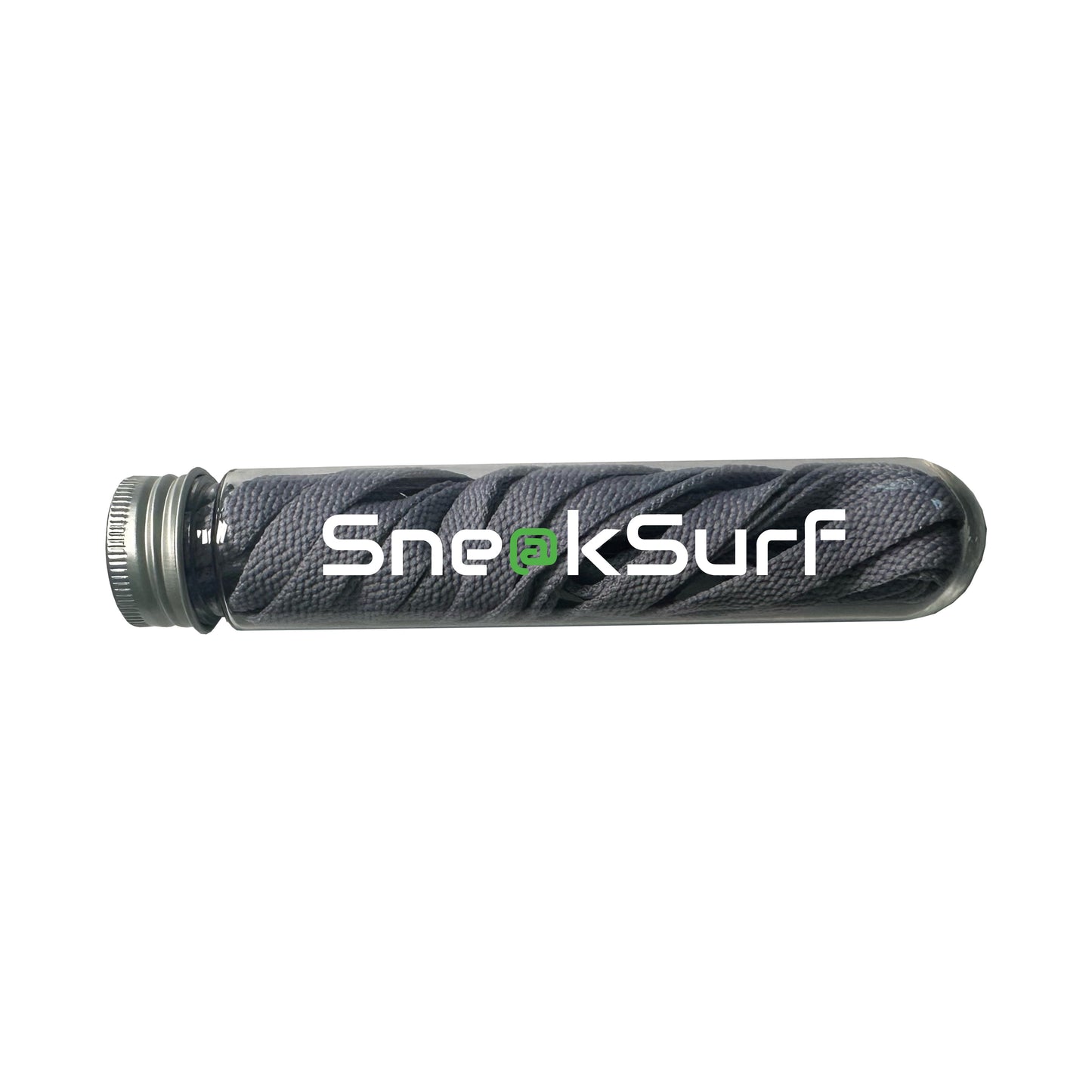 SneakSurf Flat Shoe Laces (Silver Purple) - 160MM