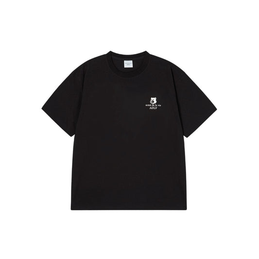 ADLV Team Acme De La Vie SS T-Shirt Black oversized graphic tee branded streetwear casual top