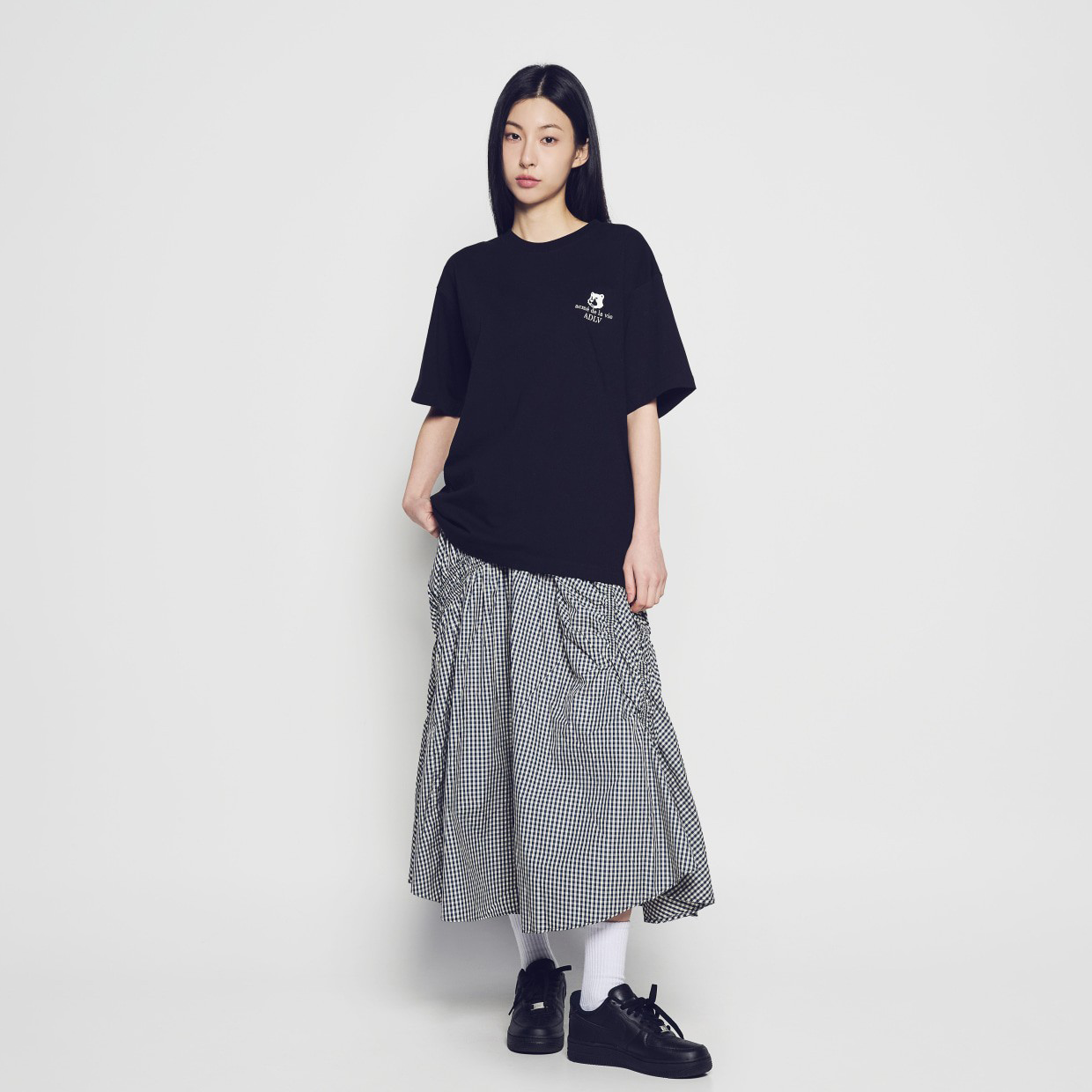 ADLV Team Acme De La Vie SS T-Shirt Black oversized graphic tee branded streetwear casual top