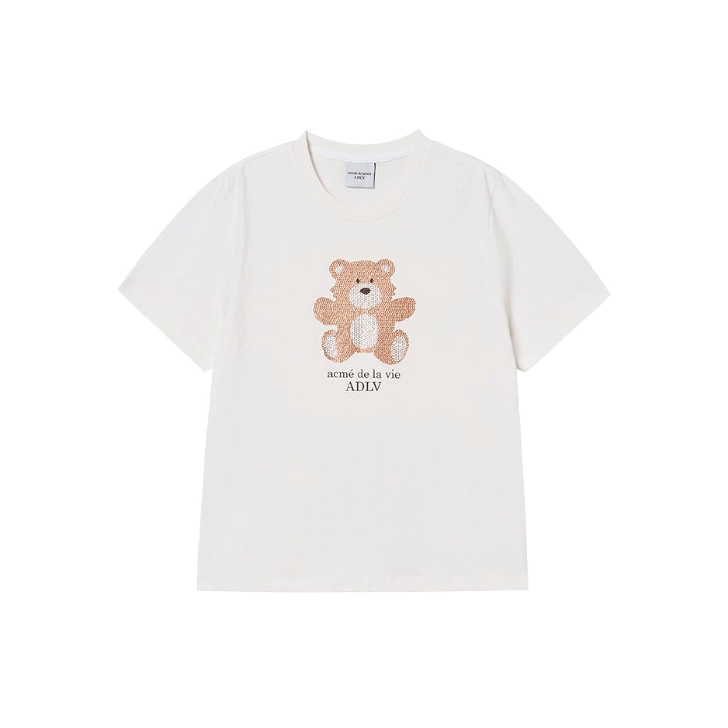 ADLV Sleeping Line Friends SS T-Shirt Light Yellow oversized graphic tee Line Friends print casual streetwear top