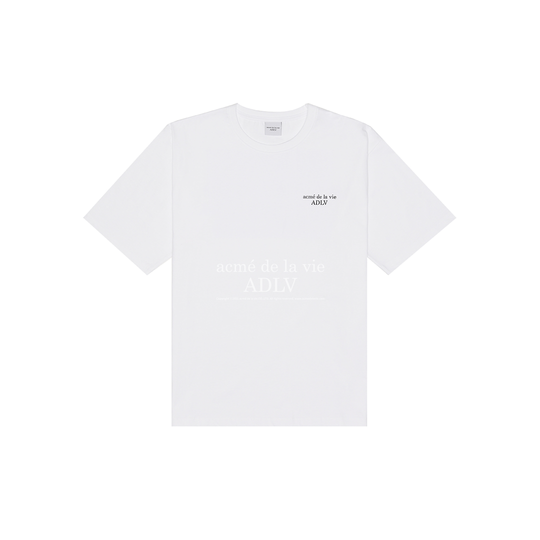 ADLV Basic Logo SS T-Shirt 'White'