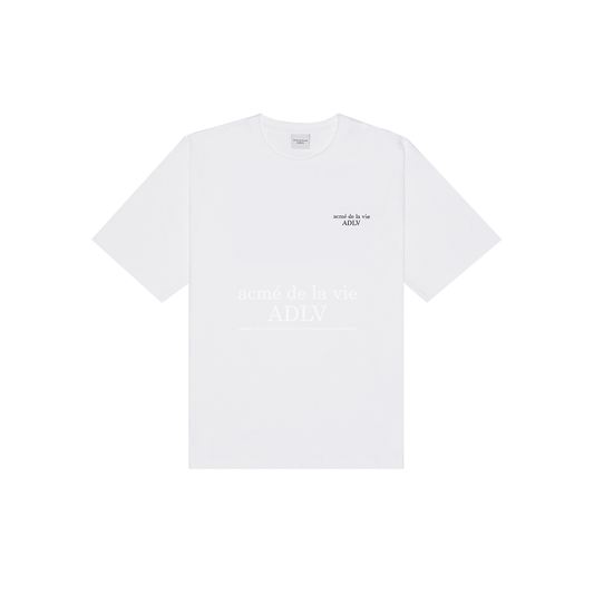 ADLV Basic Logo SS T-Shirt 'White'
