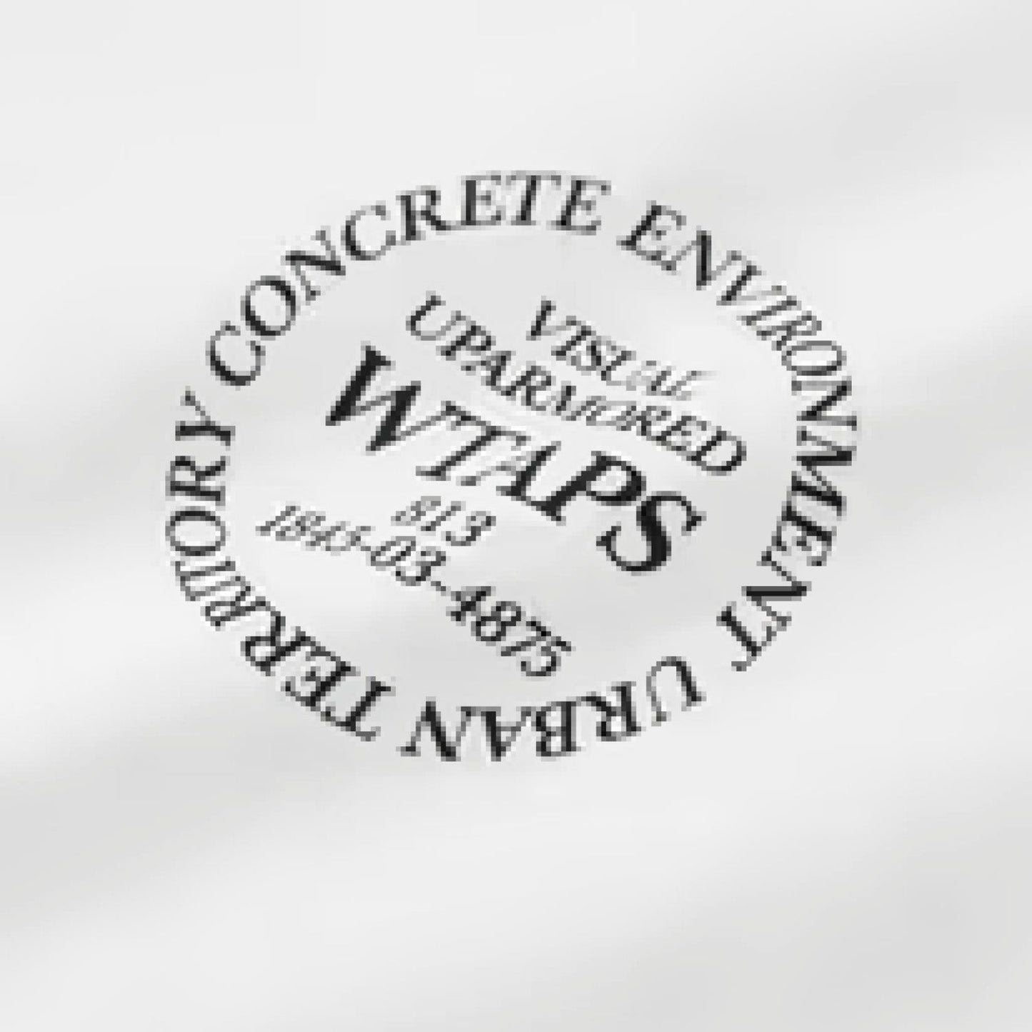 WTAPS® 'Concrete Environmental Urban Territory' White