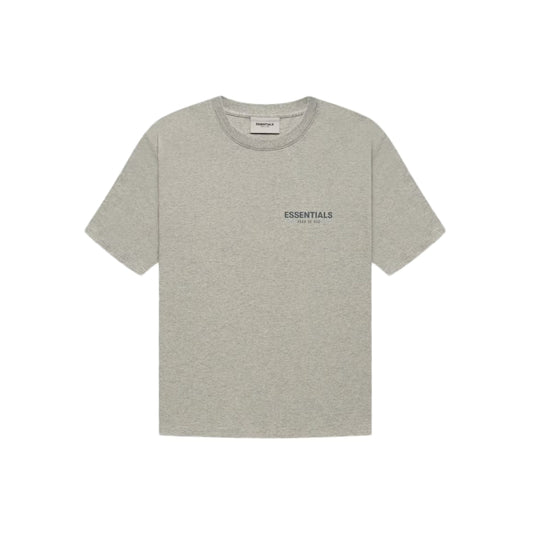 ESSENTIALS Heather Oat SS Tee